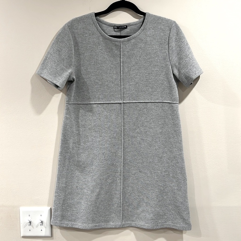 🔥Zara Gray Short Sleeve Women's Dress🔥